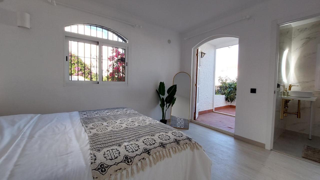New Boho Home With Balcony, Private Garden And Communal Pool Nerja Eksteriør bilde