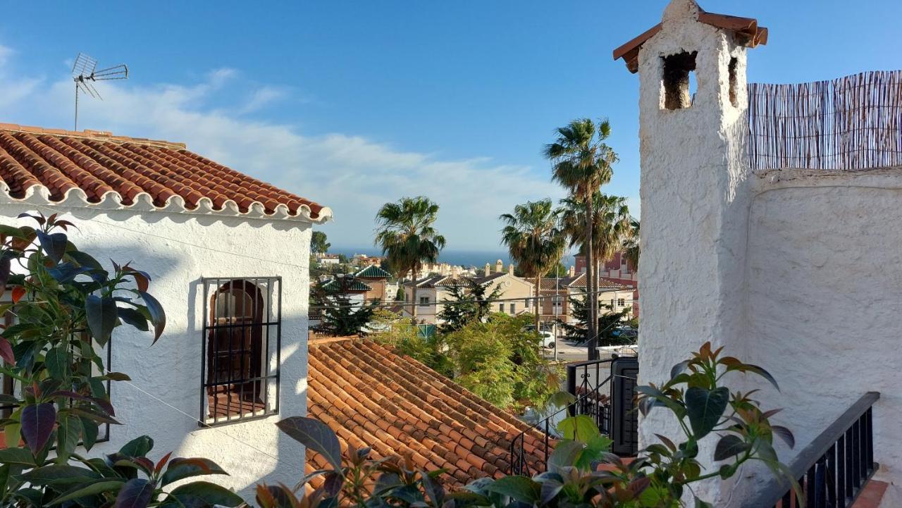 New Boho Home With Balcony, Private Garden And Communal Pool Nerja Eksteriør bilde