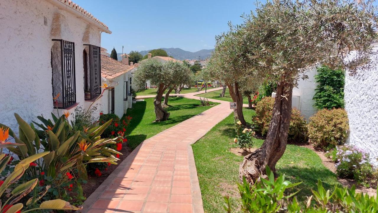 New Boho Home With Balcony, Private Garden And Communal Pool Nerja Eksteriør bilde