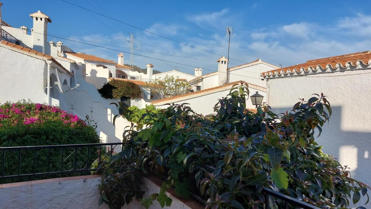 New Boho Home With Balcony, Private Garden And Communal Pool Nerja Eksteriør bilde
